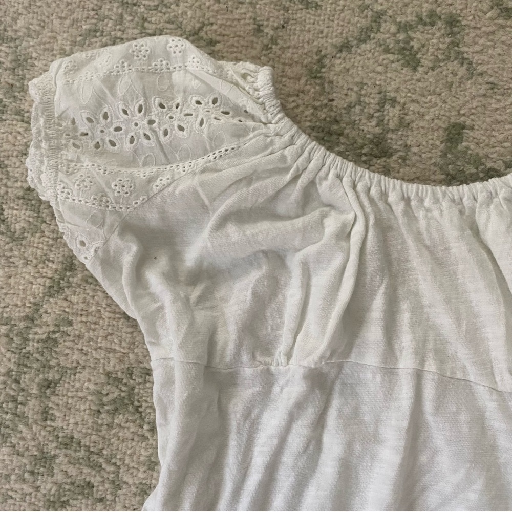 White baby doll coquette top - Picture 4 of 7
